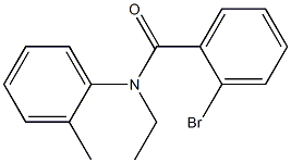 2-bromo-N-ethyl-N-(2-methylphenyl)benzamide Structure