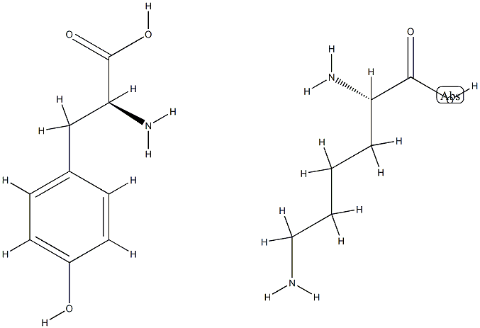 Poly-L-lysyltyrosine 结构式
