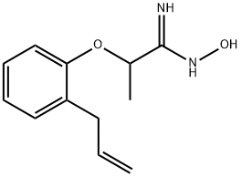 Propanimidamide,N-hydroxy-2-[2-(2-propenyl)phenoxy]-(9CI) Structure