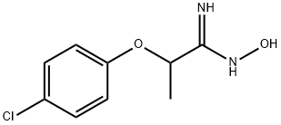 Propanimidamide,2-(4-chlorophenoxy)-N-hydroxy-(9CI) 结构式