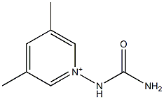 3,5-Dimethyl-1-[[amino(oxylato)methylene]amino]pyridinium Structure