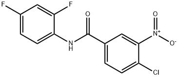 4-chloro-N-(2,4-difluorophenyl)-3-nitrobenzamide,314022-65-6,结构式