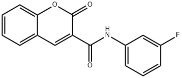 N-(3-fluorophenyl)-2-oxo-2H-chromene-3-carboxamide,314023-50-2,结构式