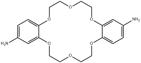 4,4-DIAMINODIBENZO-18-CROWN-6 (CATALOG # 1216A) 结构式