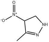 1H-Pyrazole,4,5-dihydro-3-methyl-4-nitro-(9CI) Struktur