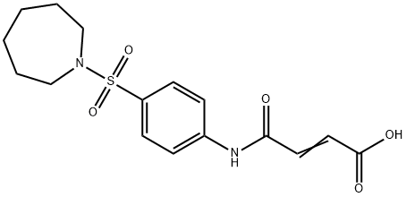 (E)-4-[4-(1-azepanylsulfonyl)anilino]-4-oxo-2-butenoic acid|