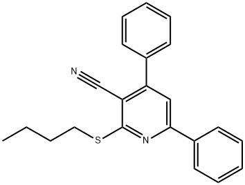 314764-05-1 2-(butylsulfanyl)-4,6-diphenylnicotinonitrile