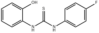 N-(4-fluorophenyl)-N'-(2-hydroxyphenyl)thiourea Struktur