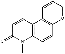 3H-Pyrano[3,2-f]quinolin-8(7H)-one,7-methyl-(9CI) Structure