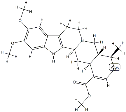 10,11-Dimethoxy-19β-methyl-16,17-didehydro-18-oxayohimban-16-carboxylic acid methyl ester|化合物 T34266