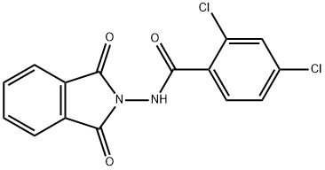 2,4-dichloro-N-(1,3-dioxo-1,3-dihydro-2H-isoindol-2-yl)benzamide|