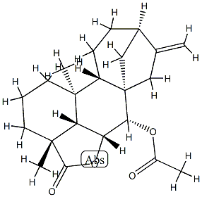 7α-(Acetyloxy)-6α-hydroxykaur-16-en-18-oic acid γ-lactone|