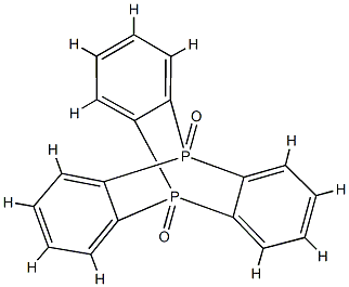 5,10-Dihydro-5,10-[1,2]benzenophosphanthrene 5,10-dioxide 结构式