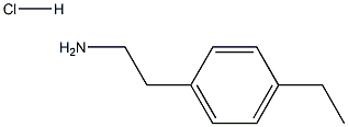 4-乙基苯乙胺盐酸盐 结构式
