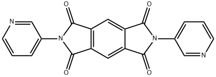 2,6-ビス(3-ピリジニル)ベンゾ[1,2-c:4,5-c']ジピロール-1,3,5,7-テトラオン 化学構造式