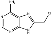 1H-Purin-6-amine,8-(chloromethyl)-(9CI) 结构式