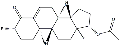 17β-(아세틸옥시)-3β-플루오로안드로스트-5-엔-4-온