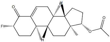 17β-(Acetyloxy)-3β-fluoroandrost-5-en-4-one|