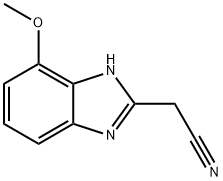 2-氰甲基-4-甲氧基苯并咪唑 结构式