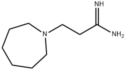 3-(azepan-1-yl)propanamidine 化学構造式