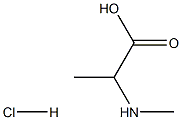 N-Me-DL-Ala-OH·HCl Struktur
