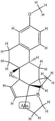 13-Ethyl-3-Methoxygona-1,3,5(10),15-tetraen-17-one Cyclic Ethylene Acetal|13-Ethyl-3-Methoxygona-1,3,5(10),15-tetraen-17-one Cyclic Ethylene Acetal