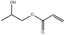 POLY(HYDROXYPROPYL ACRYLATE) 化学構造式