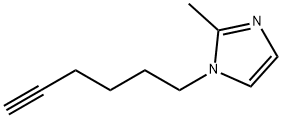 1H-Imidazole,1-(5-hexynyl)-2-methyl-(9CI) 结构式