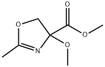 4-Oxazolecarboxylicacid,4,5-dihydro-4-methoxy-2-methyl-,methylester(9CI) 结构式