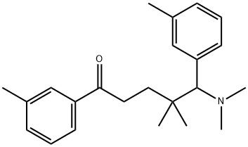 ω-(Dimethylamino)-3',γ,γ-trimethyl-ω-(m-tolyl)valerophenone|