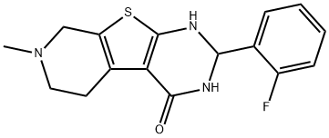 321529-52-6 2-(2-fluorophenyl)-7-methyl-2,3,5,6,7,8-hexahydropyrido[4',3':4,5]thieno[2,3-d]pyrimidin-4(1H)-one