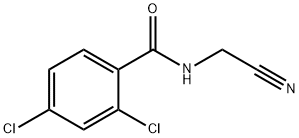 2,4-dichloro-N-(cyanomethyl)benzamide Structure