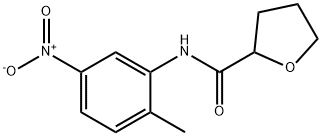 2-Furancarboxamide,tetrahydro-N-(2-methyl-5-nitrophenyl)-(9CI) 化学構造式