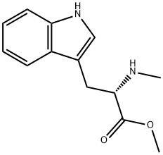 L-TRYPTOPHAN, N-METHYL-, METHYL ESTER, 32164-04-8, 结构式