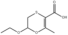 1,4-Oxathiin-3-carboxylicacid,6-ethoxy-5,6-dihydro-2-methyl-(9CI),321904-60-3,结构式