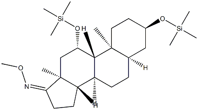 3α,11β-비스(트리메틸실록시)-5β-안드로스탄-17-온O-메틸옥심