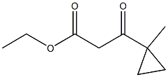 ethyl 3-(1-methylcyclopropyl)-3-oxopropanoate Structure
