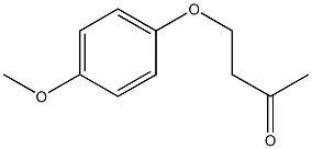 4-(4-methoxyphenoxy)butan-2-one Struktur