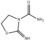 3-Thiazolidinecarboxamide,2-imino-(9CI) Structure