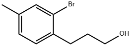 3-(2-bromo-4-methylphenyl)propan-1-ol Structure