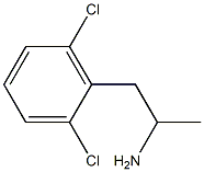1-(2,6-dichlorophenyl)propan-2-amine 结构式