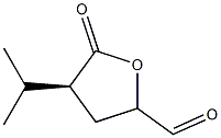 L-glycero-Penturonic acid, 3,4-dideoxy-4-(1-methylethyl)-, gamma-lactone, (2Xi)- (9CI) Struktur