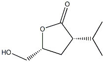 L-threo-Pentonic acid, 2,3-dideoxy-2-(1-methylethyl)-, gamma-lactone (9CI) 结构式