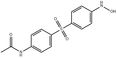 monoacetyldapsone hydroxylamine 化学構造式
