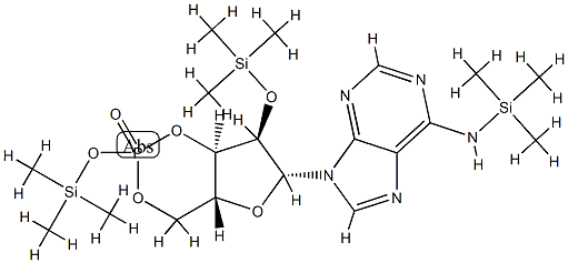 32645-64-0 N,2'-O-Bis(trimethylsilyl)adenosine 3',5'-phosphoric acid trimethylsilyl ester