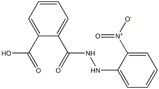 2-{[2-(2-nitrophenyl)hydrazino]carbonyl}benzoic acid,32669-19-5,结构式