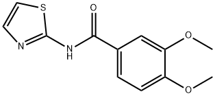 3,4-dimethoxy-N-(1,3-thiazol-2-yl)benzamide Structure