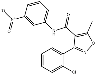 326902-90-3 3-(2-chlorophenyl)-N-{3-nitrophenyl}-5-methyl-4-isoxazolecarboxamide