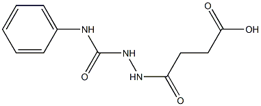 4-[2-(anilinocarbonyl)hydrazino]-4-oxobutanoic acid|