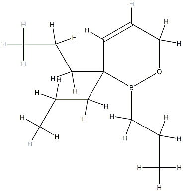3,6-Dihydro-2,3,3-tripropyl-2H-1,2-oxaborin 结构式